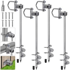 Earth Anchors for Trampolines, Sheds, and Mobile Homes – Fully Welded Design