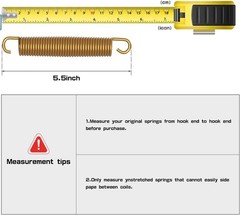 20-Pack 5.5″ Replacement Trampoline Springs & T-Hooks Included