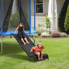 Universal Trampoline Slide 60″ * 20″ Slide with 2 Iron Plasticized Handles Bu…