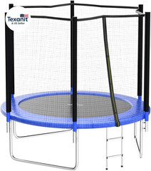 8FT 10FT 12FT 14 FT 15FT Trampoline with Safety Enclosure Net，Outdoor Trampoline