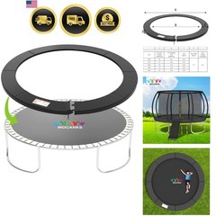 Trampoline Pad, 10ft 12ft 14ft 15ft 16ft Trampoline Replacement Safety Pad, W…