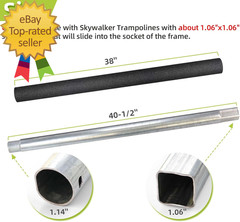 Trampoline Poles for Skywalker or Jumpzylla Galvanized Trampoline Enclosure Pole