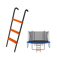 Trampoline Ladder 3-Step 40″ High UV Treated Supports 220 lbs – Safe Access