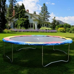 Safety Pad Spring Round Frame Pad Cover Replacement 12FT Trampoline Multi Color