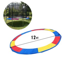 Safety Pad Spring Round Frame Pad Cover Replacement 12FT Trampoline Multi Color