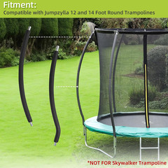 Trampoline Poles Replacement for Skywalker or Jumpzylla Trampoline Net | Galvani