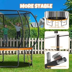 Trampoline 10FT 12FT 14FT 16 FT, Outdoor Trampolines for Kids and Adults,