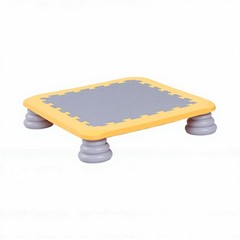 Yellow Mini Trampoline For Kids Sensory Trampoline Bouncing Board With Non LHEV