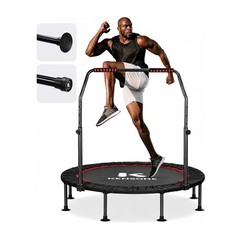KENSONE 40/48 Foldable Mini Trampoline, Indoor Trampoline for Kids, Adults Indoo
