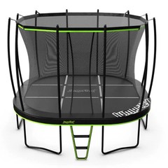 Jumpflex MEGA 14′ Trampoline, Outdoor Playset with PROJAM Basketball Hoop, Black