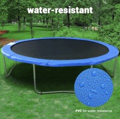 12′ FT Round Trampoline Safety Pad Replacement EPE Foam Blue Spring Frame Cover