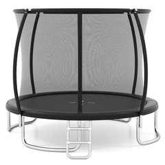 Outdoor Trampoline w/Safety Enclosure Net and Anti-Rust Galvanized Steel Frame