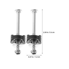 18Pcs Practical Galvanized Steel Trampoline Screws for Pole and Frame Repair
