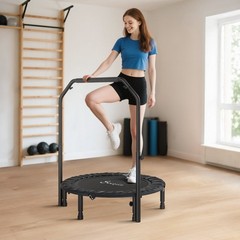 40″ Foldable Mini Trampoline, Rebounder Trampoline for Adults