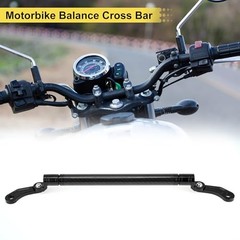 Motorcycle Balance Cross Bar Adjustable Motorbike Handlebars 10mm 0.39″ Black