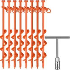 Zhengmy Giant Skeleton Accessories Ground Anchors Screw in, 12 Inch High Wind…