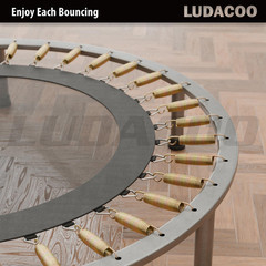Heavy Duty Stainless Steel Trampoline Springs with Hooks & T-Hook Tool, 12-48 Pa