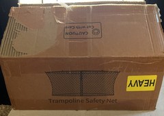Trampoline Net Replacement for Straight Pole 14ft Round Frame Enclosure 4 Poles