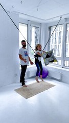 Premium Bungee for Fitness Experience. Happy Bouncing Babies