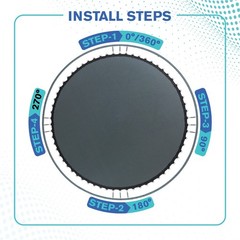 Replacement Jumping Mat for 36 36 40 48 inch Mini Fitness Rebounder Trampoline