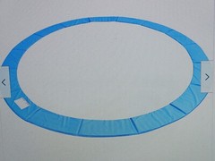 13 foot trampoline safety pad Replacement Cover Blue UV resistant