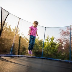 Trampoline Safety Pole Foam Sleeves – 1″ Diameter, 35.4″ Length, Set of 12, Blue