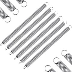 pcs Extension Springs,304 Stainless Steel Extension Springs 0.047″x0.4″x6.5″ 6