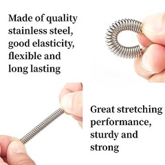 10 Pcs SP 9600 Extension Spring, 1/4 Inch x 1-1/2 Inch Spring 0.035 Inch
