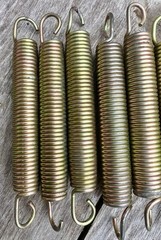 10 Heavy-duty steel springs for large trampoline – 6.5″ -USED