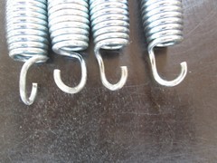 Set of 4 Trampoline Springs 5-1/4 Inch long End to End Heavy Duty (used)