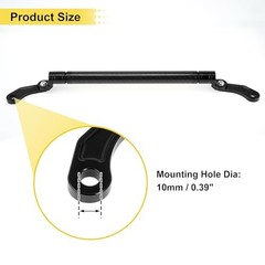 Motorcycle Balance Cross Bar Adjustable Motorbike Handlebars 10mm 0.39″ Black