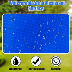 Giantex Trampoline Pad, 8Ft 10Ft 12Ft 14Ft 15Ft 16Ft Trampoline Replacement Safe