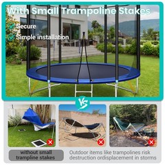 Trampoline Anchors Stakes Tent Garden Stake Heavy Duty Trampoline Parts Tent …