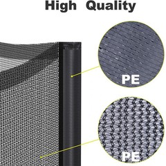 6/8/10/12Feet Trampoline Replacement Net Fence Enclosure Anti-fall Safety Mesh N