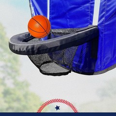 Botabee Trampoline Basketball Hoop Attachment with Mini Balls | Waterproof & …