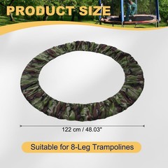 Trampolines Spring Cover 8 Holes Trampolines Replacement Cover 48″ & Camouflage
