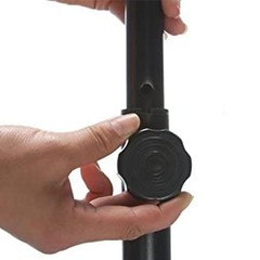 JumpSport Handle Bar Accessory for 39 Inch Arched Leg Fitness Trampolines, Black