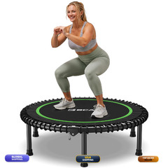 Bcan 40 Adult Fitness Trampoline Durable Bungees Exercise Reboundergreat Mini