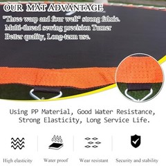 80″ Trampoline Replacement Mat, Fits 8FT Round Frame, 48 V-Rings, UV-Resistant