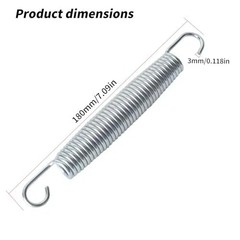 20 Pcs Trampoline Springs, 7Inch Heavy Duty Trampoline Springs Stainless Steel