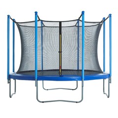 Round Trampoline Enclosure Net Replacement For 12FT 8 Poles Weather-Resistant