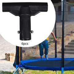 6Pcs Trampoline Enclosure Pole End Caps Accessories Stable T Joint Connect