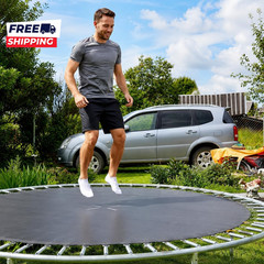 72 Pieces Trampoline Springs Replacement with T Hook Heavy Duty Stainless Steel