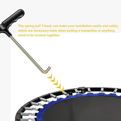 Trampoline Spring Pull Tool T Hook Puller Kit Heavy Duty Install Tool