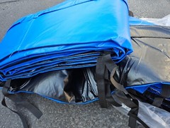 Trampoline Pro Blue 14 Ft Trampoline Spring Cover, For 14 Ft Round Frame