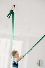 Premium cords-expanders for fitness. Healthy family. Additional expander cords