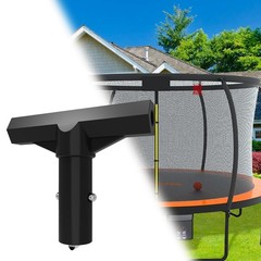 Trampoline Pole Covers & T-Tube Connectors – 8 Pack Black Plastic Caps for Safet