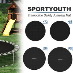 Trampoline Mat Replacement Fit 12 14 15FT Frames 72 88 96 Rings with Spring Tool