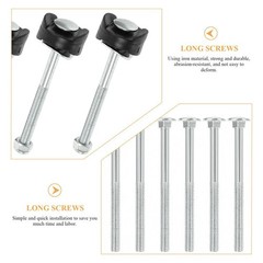 15 Pack Trampoline Screws – Steel Replacement Parts for Jump Stability