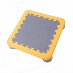 Yellow Mini Trampoline For Kids Sensory Trampoline Bouncing Board With Non LHEV